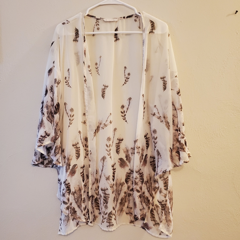 Feather Kimono